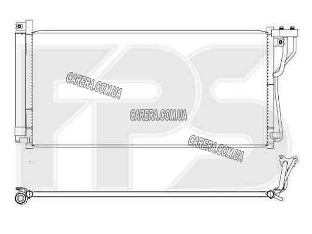 Радіатор кондиціонера HYUNDAI SONATA 05-10