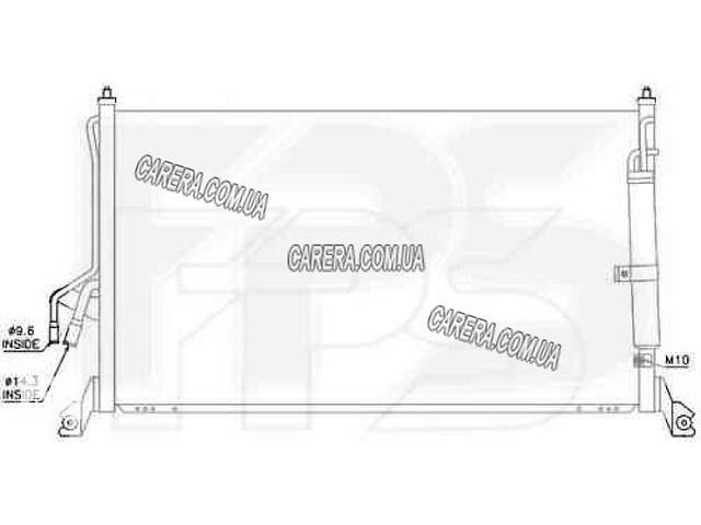 Радиатор кондиционера INFINITI FX
