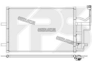 Радиатор кондиционера MAZDA 3 04-09