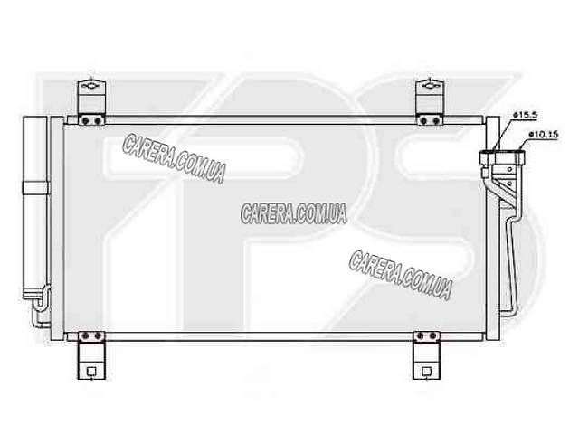 Радиатор кондиционера MAZDA 6 (GH) 08-