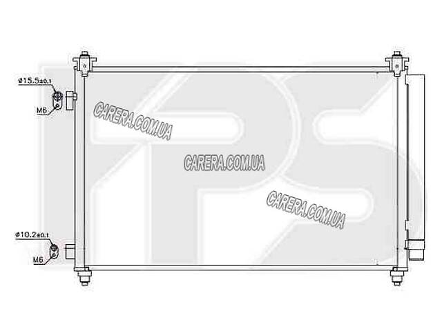 Радиатор кондиционера MAZDA CX-9 (2008-2015)
