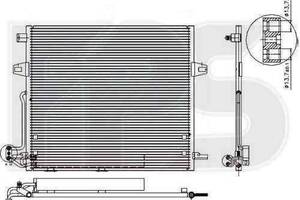 Радиатор кондиционера MERCEDES 164 2005-2011 (ML-CLASS) SUV FP 46 K147