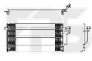 Радиатор кондиционера MITSUBISHI COLT 1992-1996 (CA0) FP 48 K415-X