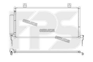 Радиатор кондиционера MITSUBISHI GALANT 04-08 (DJ)