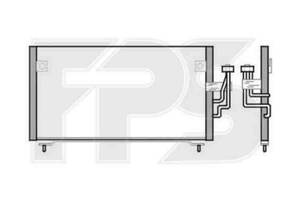 Радиатор кондиционера MITSUBISHI GALANT 1997-2004 (EA) FP 48 K413-X