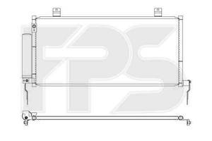 Радиатор кондиционера MITSUBISHI GALANT 2004-2008 (DJ) FP 48 K90-X