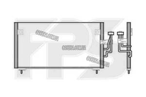 Радиатор кондиционера MITSUBISHI GALANT 97-04 (EA)