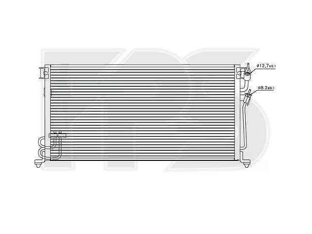 Радиатор кондиционера MITSUBISHI LANCER VIII 1998-2003 FP 48 K248