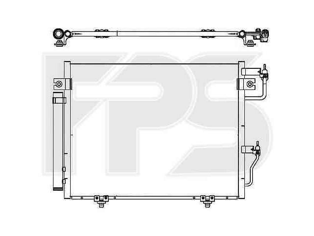 Радиатор кондиционера Mitsubishi Pajero IV (07-18) (Koyorad) FP 48 K50-X