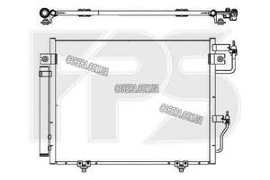 Радиатор кондиционера MITSUBISHI PAJERO WAGON IV (2007-)