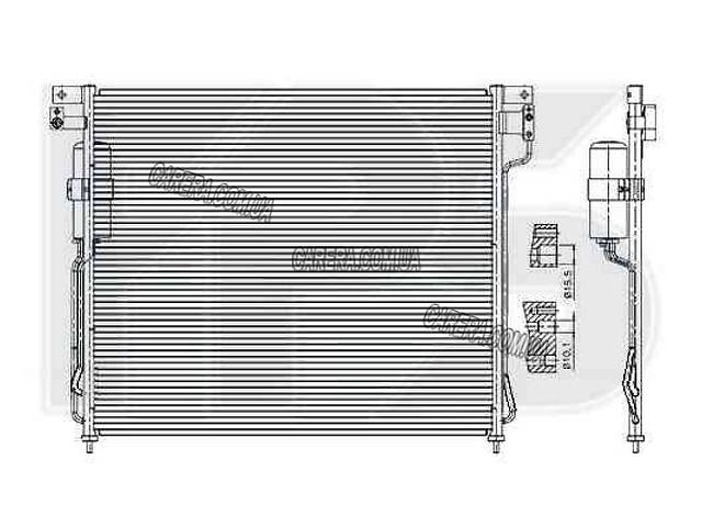 Радиатор кондиционера NISSAN NAVARA/PATHFINDER (2005-2014)