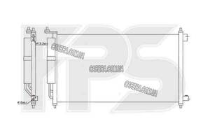 Радиатор кондиционера NISSAN NOTE