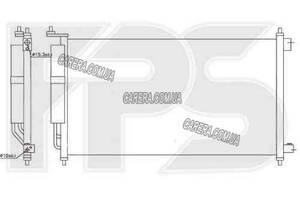 Радиатор кондиционера NISSAN NOTE