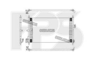 Радиатор кондиционера NISSAN PRIMERA 02-08 (P12/W12)