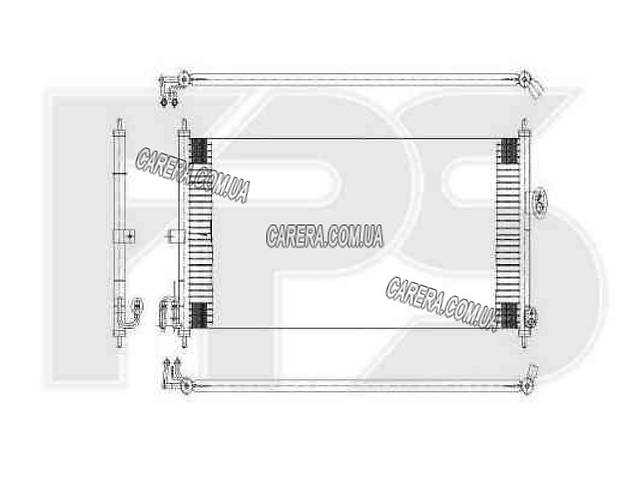 Радиатор кондиционера NISSAN PRIMERA 02-08 (P12/W12)