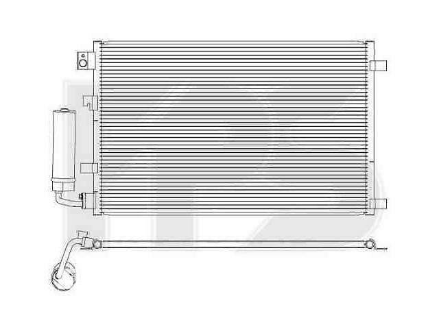 Радиатор кондиционера NISSAN QASHQAI 2006-2009 FP 50 K149-X