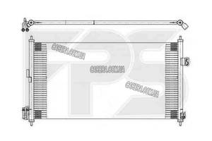 Радиатор кондиционера NISSAN X-TRAIL 01-07
