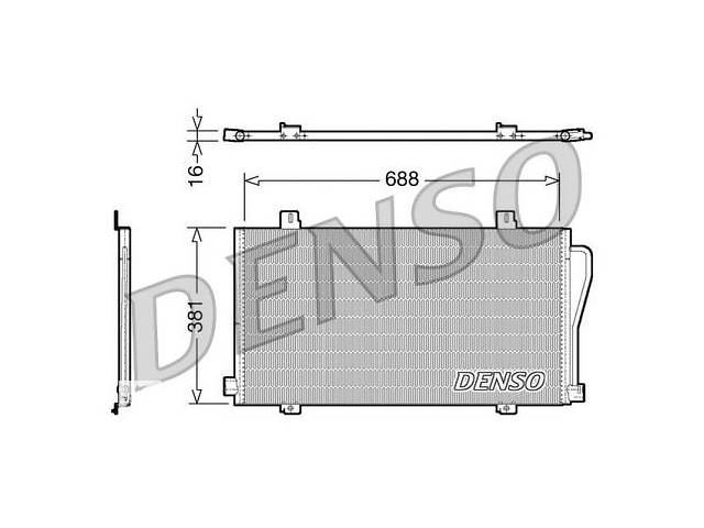 Радиатор кондиционера OPEL MOVANO Combi (X70) / VAUXHALL MOVANO Mk I 1997-2010 г.