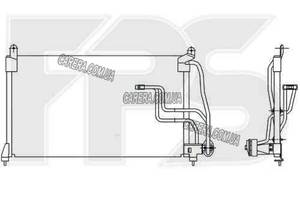 Радиатор кондиционера OPEL VECTRA A (1988-1995)