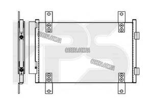 Радиатор кондиционера PEUGEOT BOXER 02-06