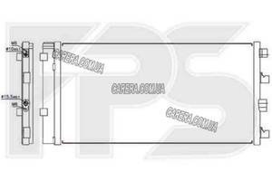 Радиатор кондиционера RENAULT DUSTER