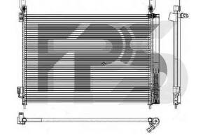 Радиатор кондиционера Renault Koleos (08-18) (Hella) FP 56 K241-X