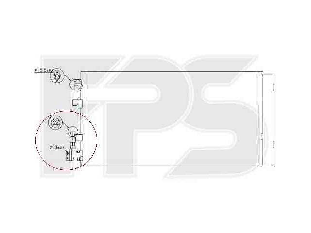 Радиатор кондиционера RENAULT (Nissens) FP 56 K165-X