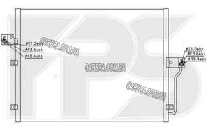 Радиатор кондиционера SSANG YONG ACTYON
