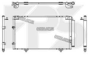 Радиатор кондиционера TOYOTA CAMRY 02-06 (XV30)