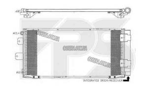 Радиатор кондиционера TOYOTA COROLLA 97-01 (E11)