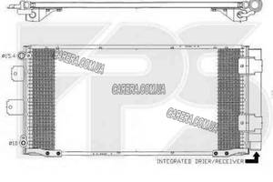 Радіатор кондиціонера TOYOTA COROLLA 97-01 (E11)