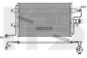 Радиатор кондиционера VOLKSWAGEN BORA 99-05