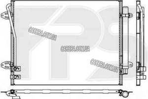 Радіатор кондиціонера VOLKSWAGEN PASSAT CC 08-