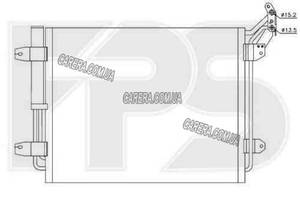 Радиатор кондиционера VOLKSWAGEN TIGUAN 07-