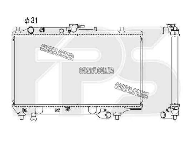 Радиатор MAZDA 323 89-94 C (BG)