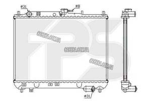 Радиатор MAZDA 323 89-94 C (BG)