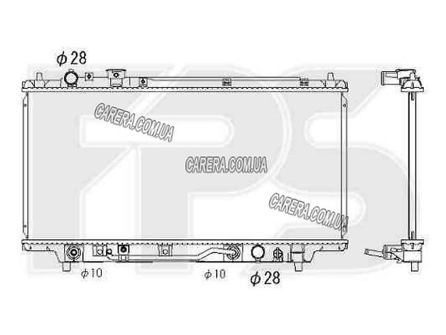 Радіатор Mazda 323