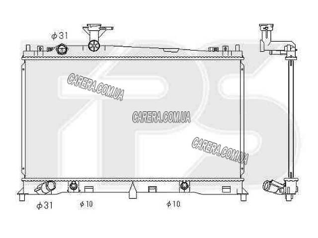 Радиатор MAZDA 6 (2002-2008)