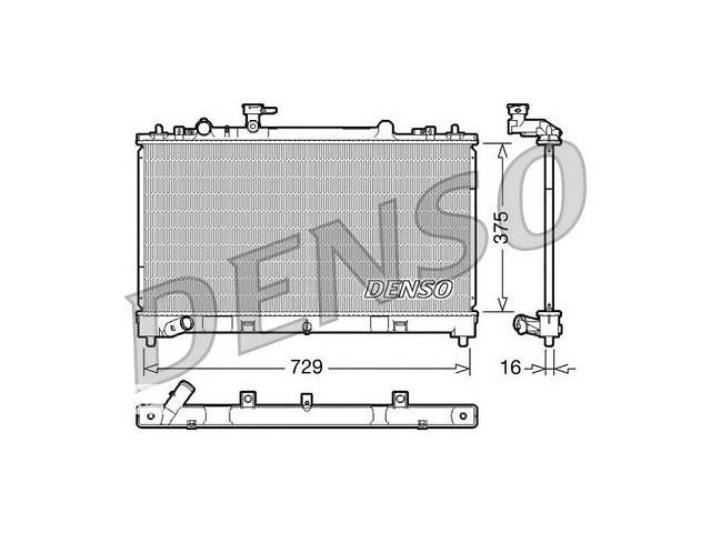 Радиатор MAZDA 6 Hatchback (GH) / MAZDA 6 седан (GH) 2007-2013 г.