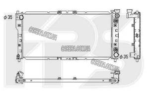 Радиатор MAZDA 626 92-97 (GE) SDN/HB(GF) (GW)