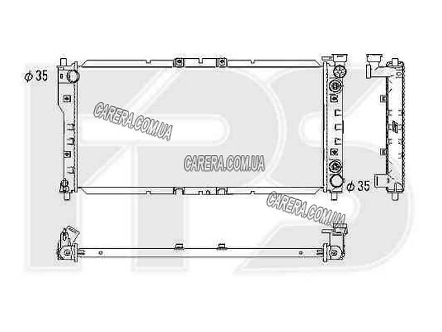 Радиатор MAZDA 626 92-97 (GE) SDN/HB(GF) (GW)