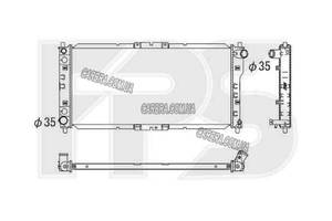 Радиатор MAZDA 626 92-97 (GE) SDN/HB