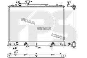 Радиатор MAZDA CX7 06-12