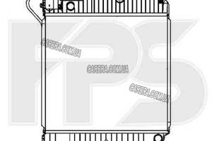 Радиатор MERCEDES 207/410