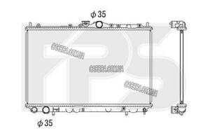 Радиатор MITSUBISHI CARISMA 95-04