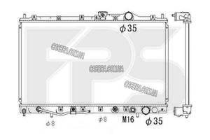 Радиатор MITSUBISHI GALANT (1993-1996)