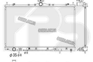 Радиатор MITSUBISHI GRANDIS