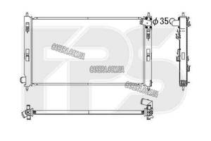 Радиатор MITSUBISHI LANCER X (CY) 07 - 12