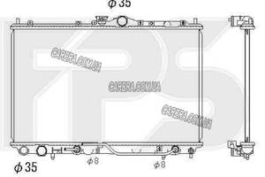 Радиатор MITSUBISHI SPACE STAR 02-05