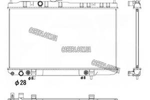 Радиатор NISSAN ALMERA CLASSIC B10